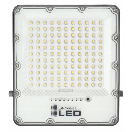LED stmievateľný solárny reflektor 150 W, 3,2 V, 5000 K, 15000 mAh, IP65, čierny + diaľkové ovládanie