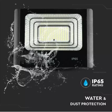LED Stmievačná solárna reflektor LED/16W/3,2V 4000K IP65 10000 mAh + diaľkové ovládanie
