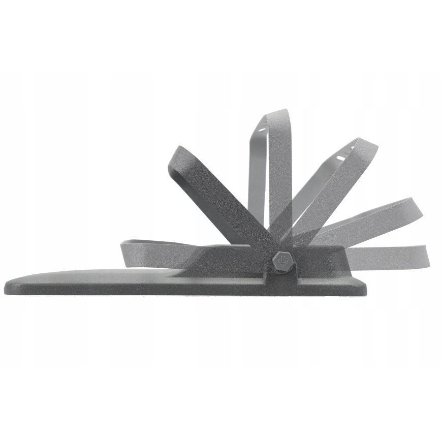 Stmievateľný solárny LED reflektor 50W/3,2V 5000K 6000 mAh IP65 čierny + diaľkové ovládanie