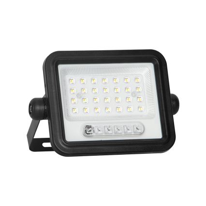 Stmievateľný solárny LED reflektor LED/50W/3,2V 2000-8000K IP65 3800 mAh čierny + diaľkové ovládanie