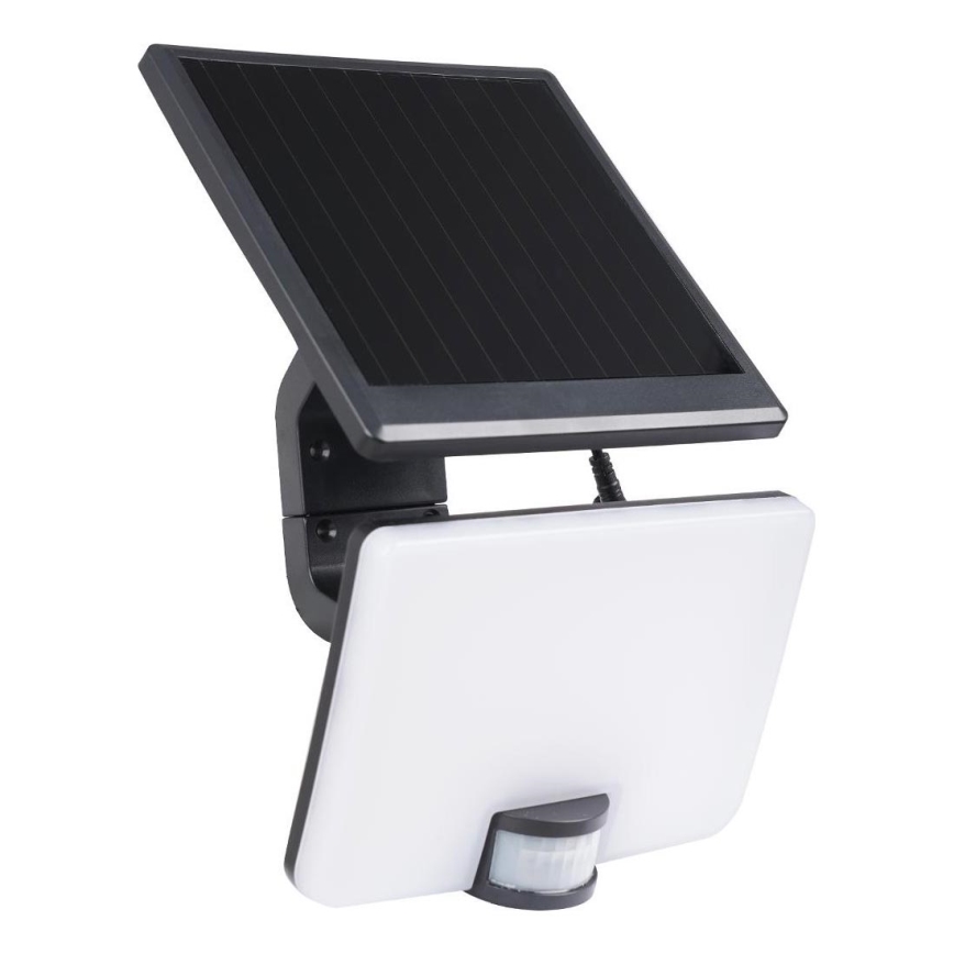 LED Stmievateľný solárny reflektor so senzorom pohybu LED/10W/3000 mAh 4000K IP54