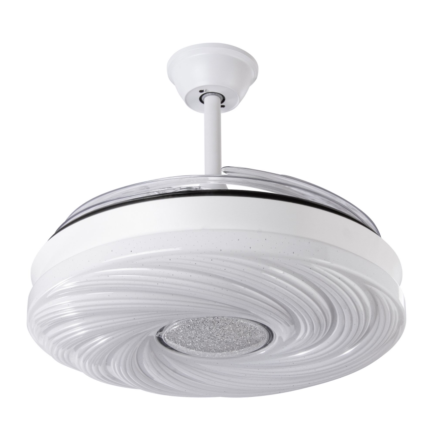 LED Stmievateľný stropný ventilátor LED/60W/230V 3000-6000K pr. 50 cm biela + diaľkové ovládanie