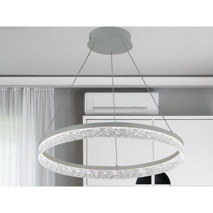 LED stmievateľný luster na lankách ALIANZ LED/60W/230V 3000-6000K pr. 80 cm + diaľkové ovládanie