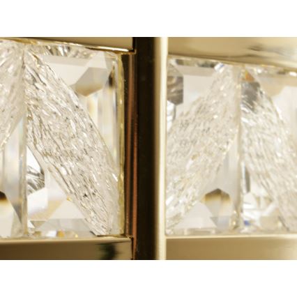 LED stmievateľný krištáľový luster na lanku ENRIQUE LED/50W//230V 3000-6000K + diaľkové ovládanie