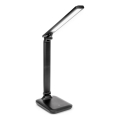 LED Stmívatelná dotyková stolná lampa s USB portom REMUS LED/5W/230V čierna