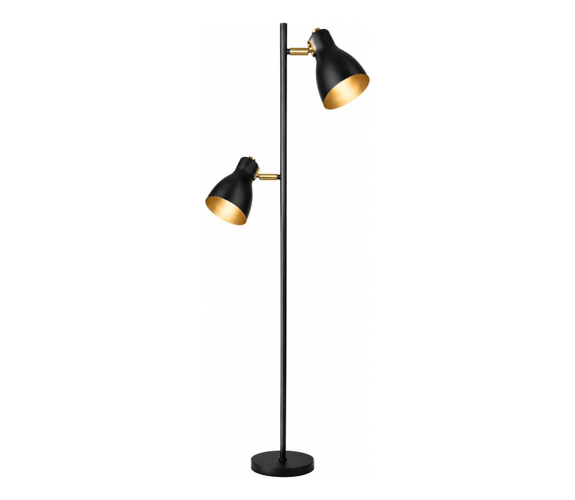 LED stojacia lampa 1xE27/7W/230V 2700K čierna 8590828036173