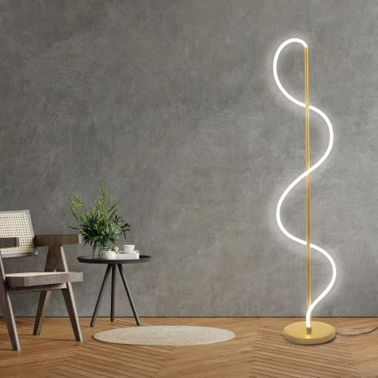 LED Stojacia lampa EMMA LED/24W/230V zlatá