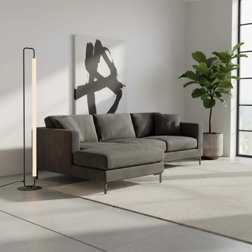 LED stojacia lampa FELICJA LED/24W/230V 4000K čierna