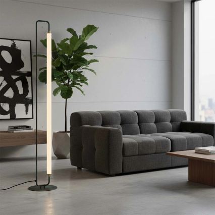 LED stojacia lampa FELICJA LED/24W/230V 4000K čierna