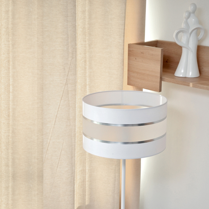 LED Stojacia lampa HELEN 1xE27/15W/230V biela