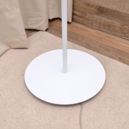 LED Stojacia lampa HELEN 1xE27/15W/230V biela