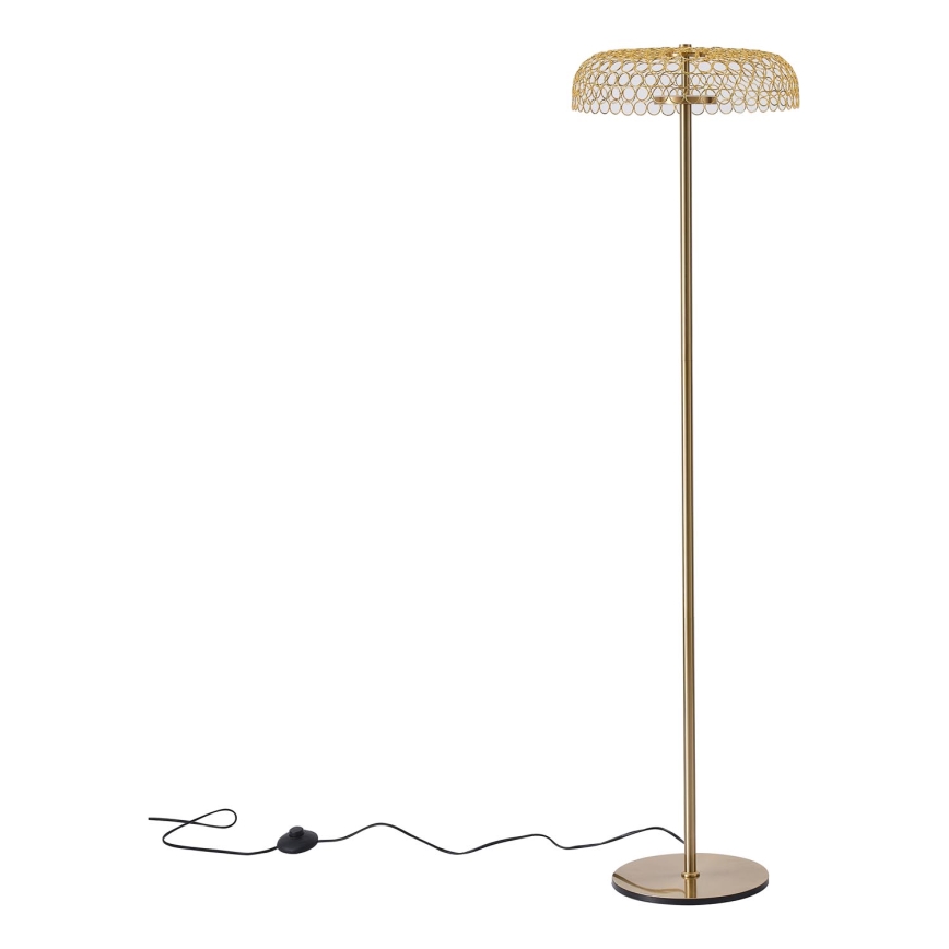LED Stojacia lampa LED/10W/230V 3000K zlatá