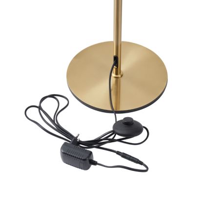 LED Stojacia lampa LED/10W/230V 3000K zlatá
