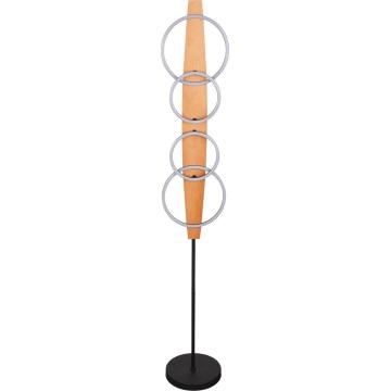 LED stojacia lampa MELISA LED/25W/230V borovica