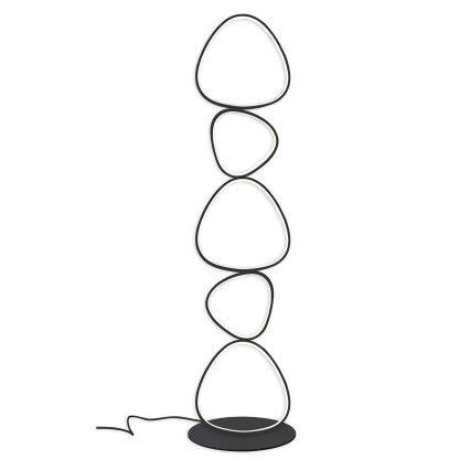 LED Stojacia lampa PETRA LED/48W/230V čierna