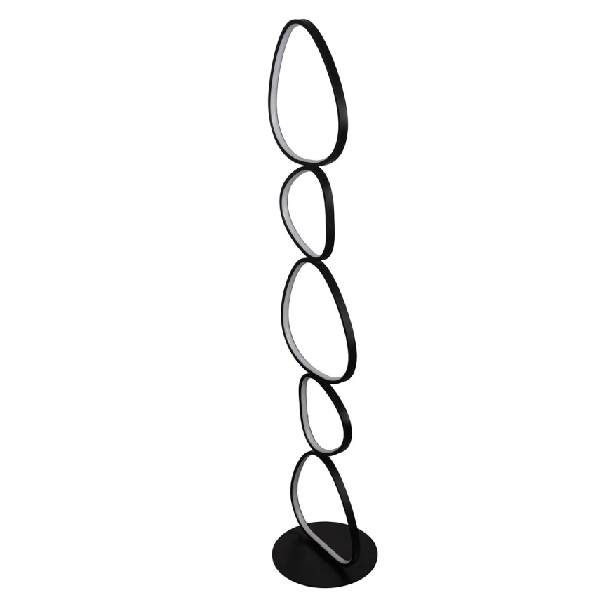 LED Stojacia lampa PETRA LED/48W/230V čierna