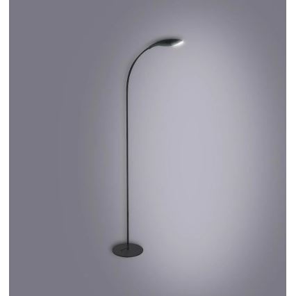 LED stojacia lampa SWAN LED/6,5W/230V čierna