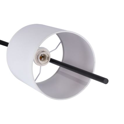 LED Stojacia lampa TOKYO 1xE27/40W/230V + LED/3W čierna/biela