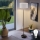 LED stojacia lampa TUNJA 1xE27/20W/230V pr. 38 cm čierna/biela
