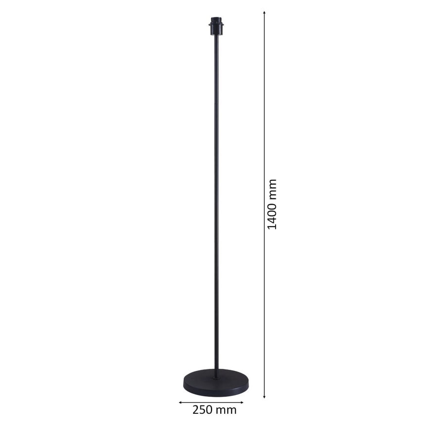 LED stojacia lampa TUNJA 1xE27/20W/230V pr. 38 cm čierna/biela