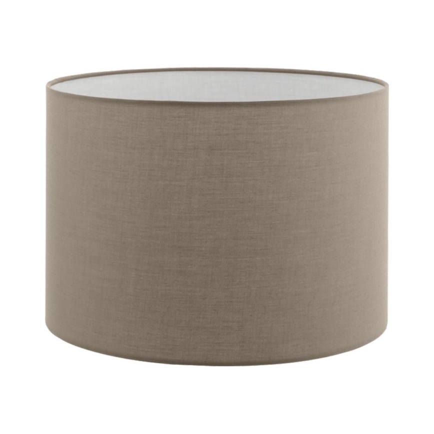 LED stojacia lampa TUNJA 1xE27/20W/230V priemer 30 cm matný chróm/taupe