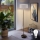 LED stojacia lampa TUNJA 1xE27/20W/230V priemer 38 cm čierna/biela