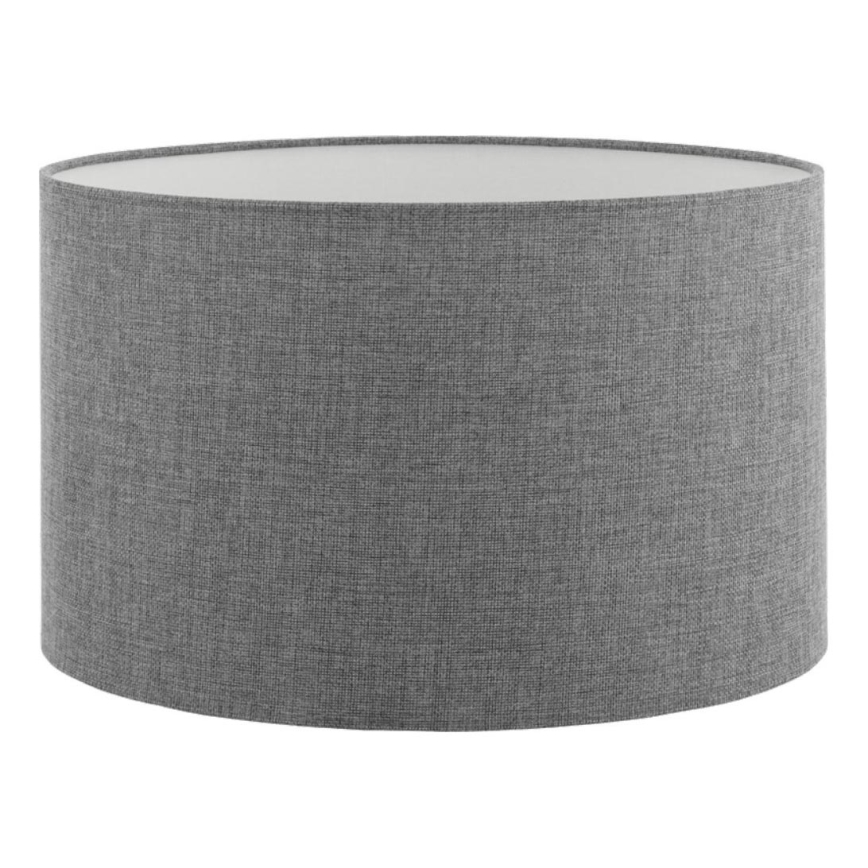 LED stojacia lampa TUNJA 1xE27/20W/230V, priemer 38 cm, matný chróm/šedá