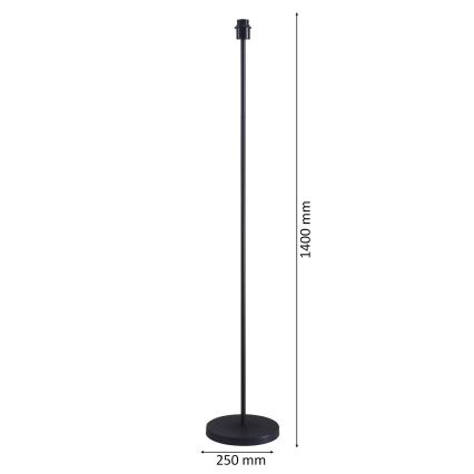 LED stojacia lampa TUNJA 1xE27/20W/230V Ø 38 cm čierna/šedá