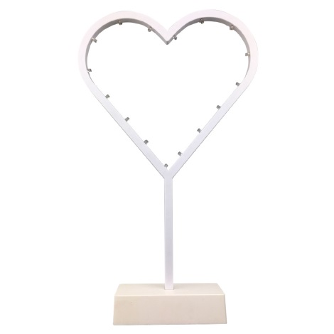 LED Stolná dekoratívna lampička HEART LED/2xAA