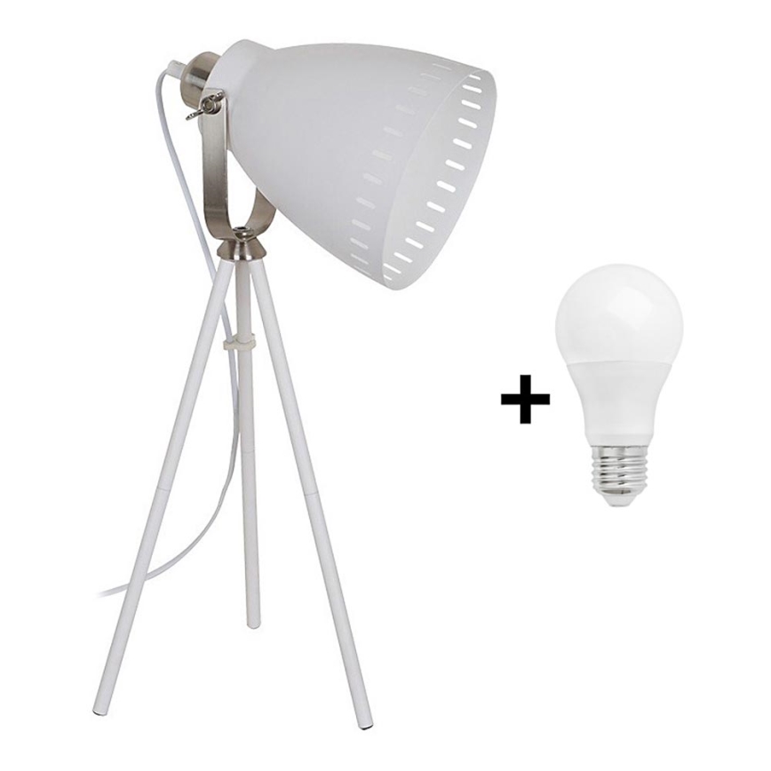LED Stolná lampa 1xE27/10W/230V biela 52cm