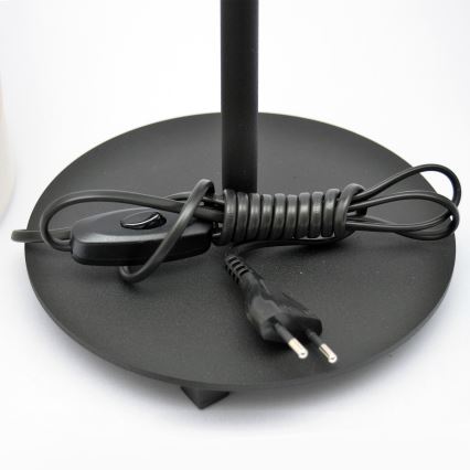 LED Stolná lampa HELEN 1xE27/15W/230V krémová/čierna/zlatá