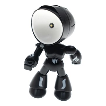 LED Stolná lampa LED/0,06W/3xLR41 robot čierna