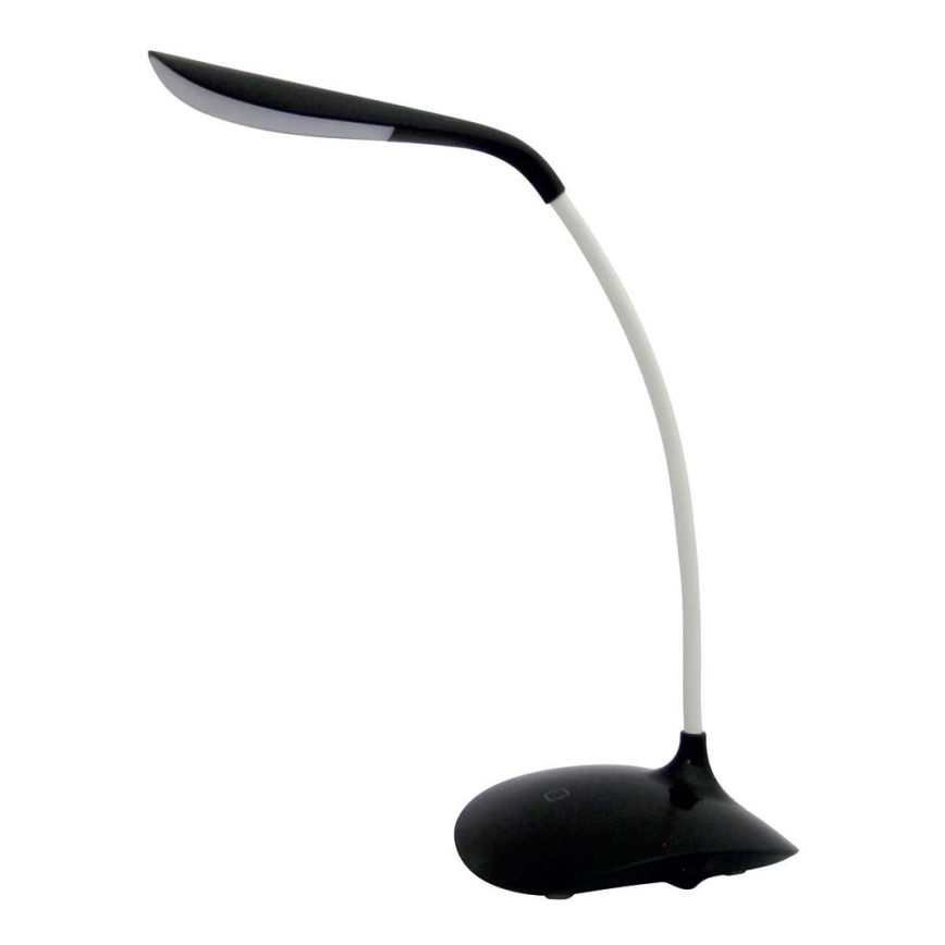 LED Stolná lampa LED/3,6W/4xAAA/USB čierna