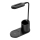 LED Stolná lampa LED/3W/5V s bezdrôtovým nabíjaním čierna