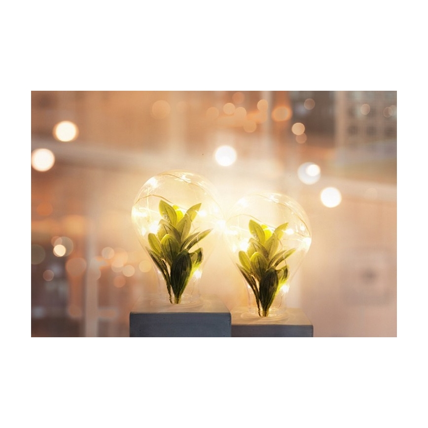 LED Stolná lampa LIV LED/2xAAA biela
