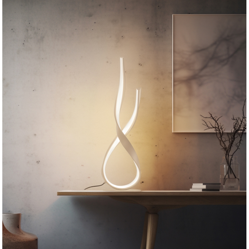 LED stolná lampa RIBBON LED/21W/230V béžová