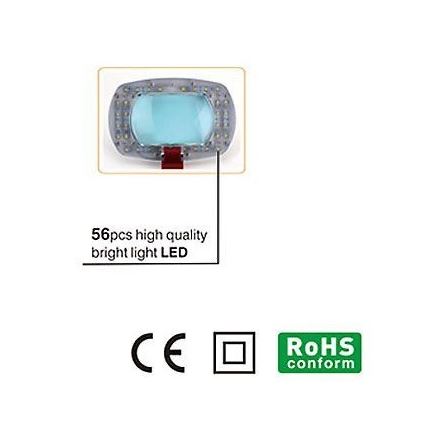 LED Stolná lampa s lupou LED/7W/230V 6500K biela