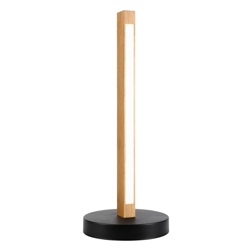 LED stolná lampa VERDE LED/10W/230V 3000K dub/čierna