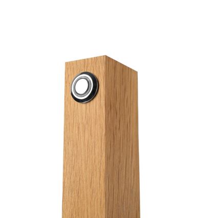 LED stolná lampa VERDE LED/10W/230V 3000K dub/čierna