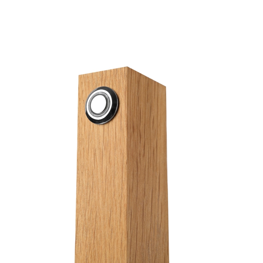 LED stolná lampa VERDE LED/10W/230V 3000K dub/čierna