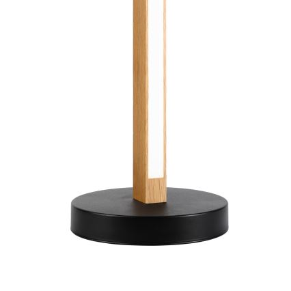 LED stolná lampa VERDE LED/10W/230V 3000K dub/čierna