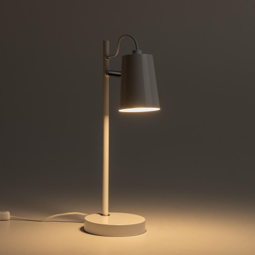 LED stolová lampa 1xE14/4,9W/230V biela