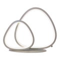 LED stolová lampa HELIX LED/15W/230V strieborná