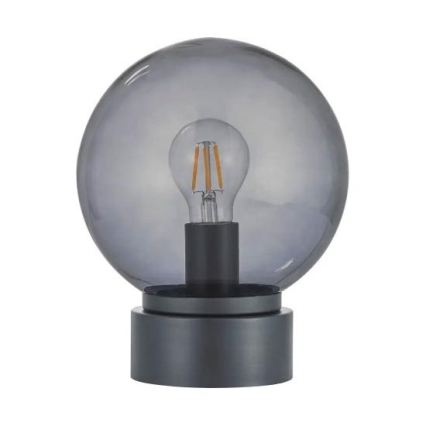 LED stolová lampa JIMMY 1xE27/60W/230V antracit/dymová čierna