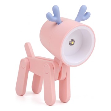 LED Stolová lampa LED/0,06W/3xLR41 sob ružová