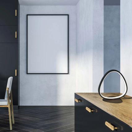 LED stolová lampa PETRA LED/12W/230V 4000K čierna