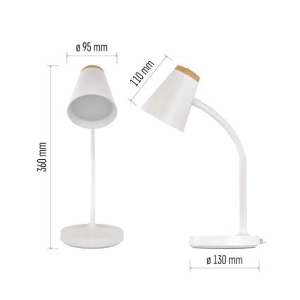 LED stolová lampa TARA LED/4,5W/230V 4000K biela