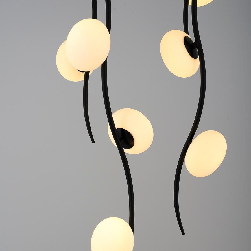 LED Stropná lampa GELA 18xLED/3W/230V 3000K čierna