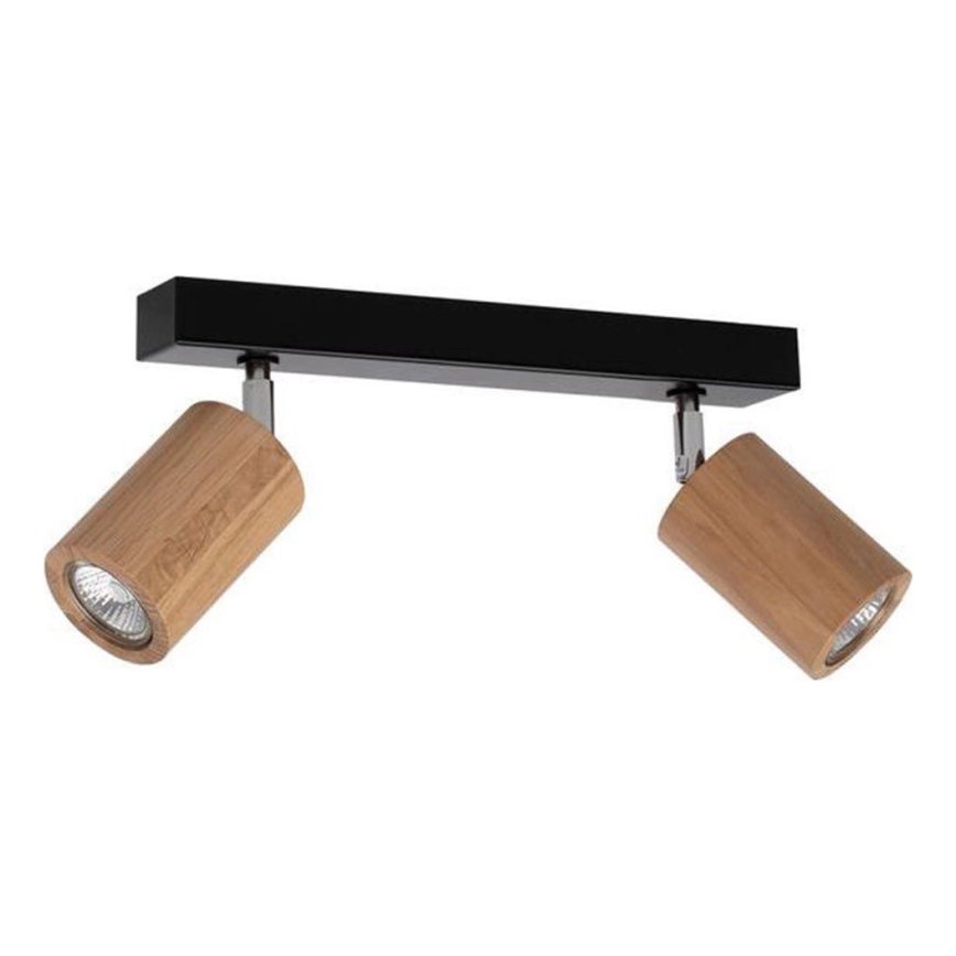 LED Stropné bodové svietidlo MATTI 2xGU10/5W/230V dub