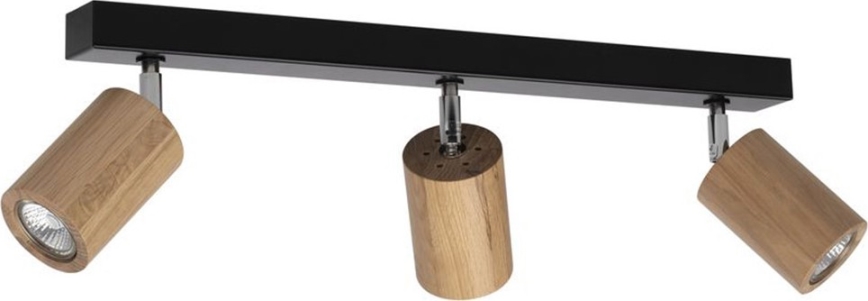 LED Stropné bodové svietidlo MATTI 3xGU10/5W/230V dub